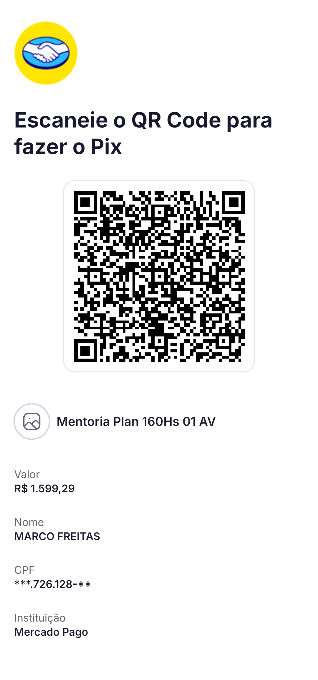 Pagamento: Curso (ao vivo) online 160 horas - Marcodigital