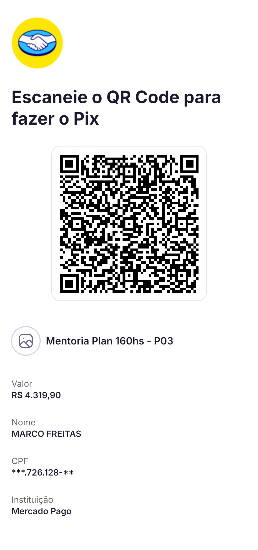 Pagamento: Curso (ao vivo) online 160 horas - Marcodigital